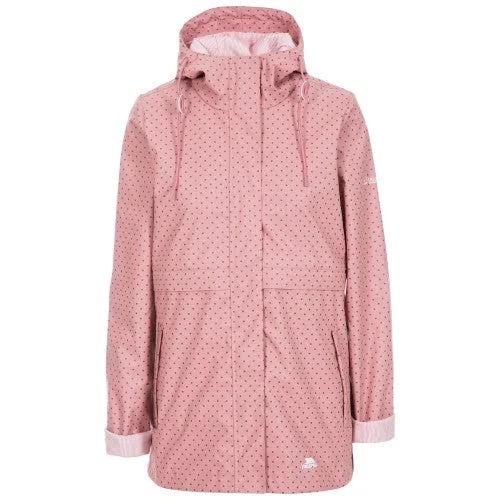 Trespass Womens/Ladies Splosh Polka Dot TP50 Waterproof Jacket Welt Pockets Slit Pockets Flap Pockets