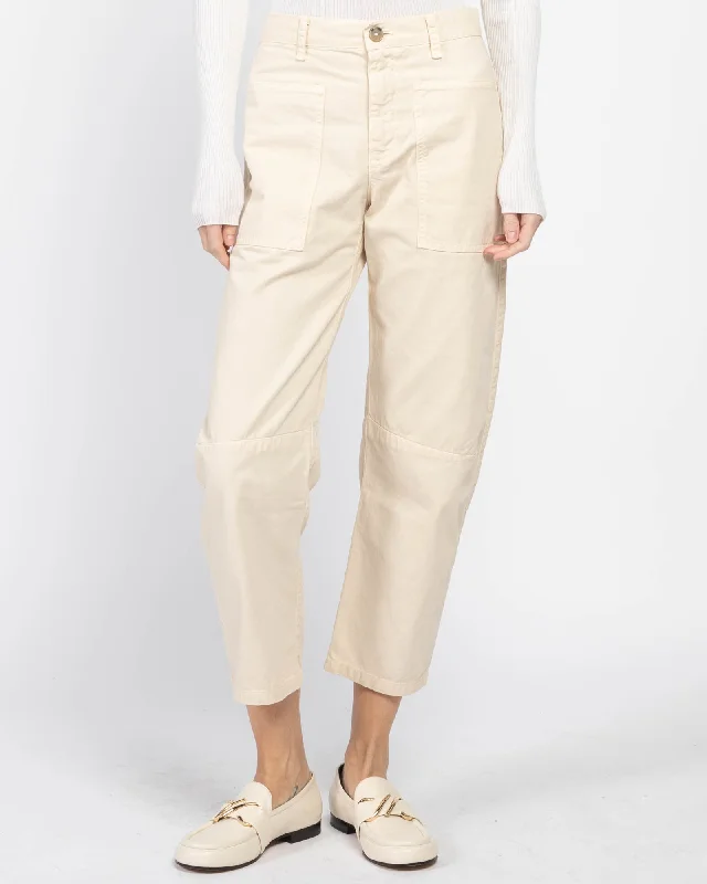 Sanded Twill Pants Classic Flared Pants