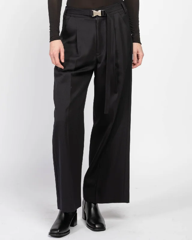 Belted Wide Pants Comfortable Cargo Pants