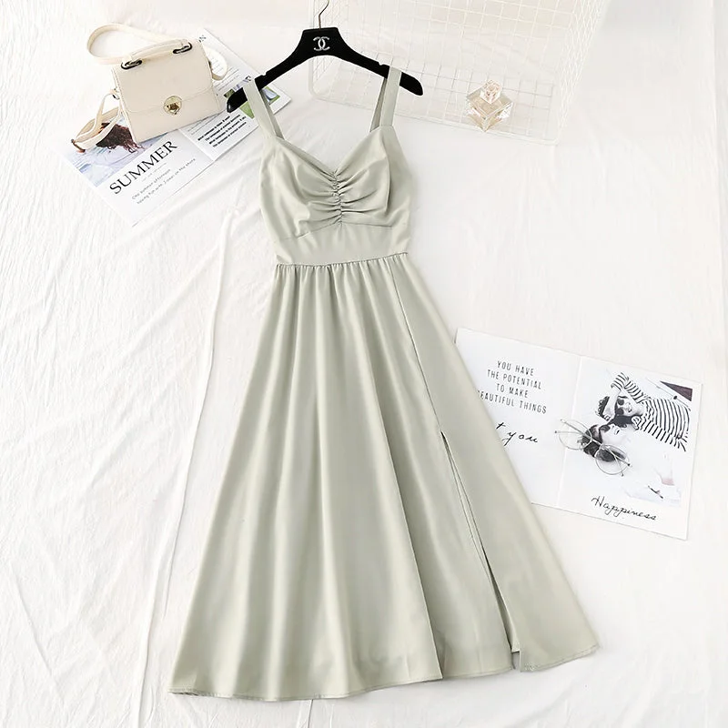French retro style, slim waist, Mori skirt  4109 relaxed fit skirt