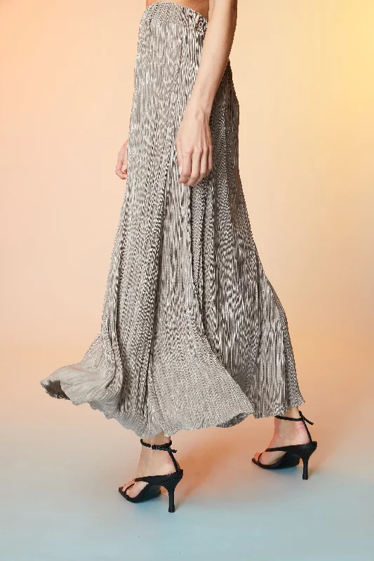 PLEATED MIDI SKIRT boho skirt vibe