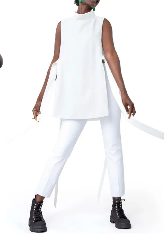 Spanx On-the-go Ankle Slim Straight Pant Modern Stretch Trousers