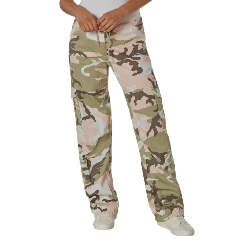 Rothco Women's Camo Vintage Paratrooper Fatigue Pants Elegant Wool Trousers