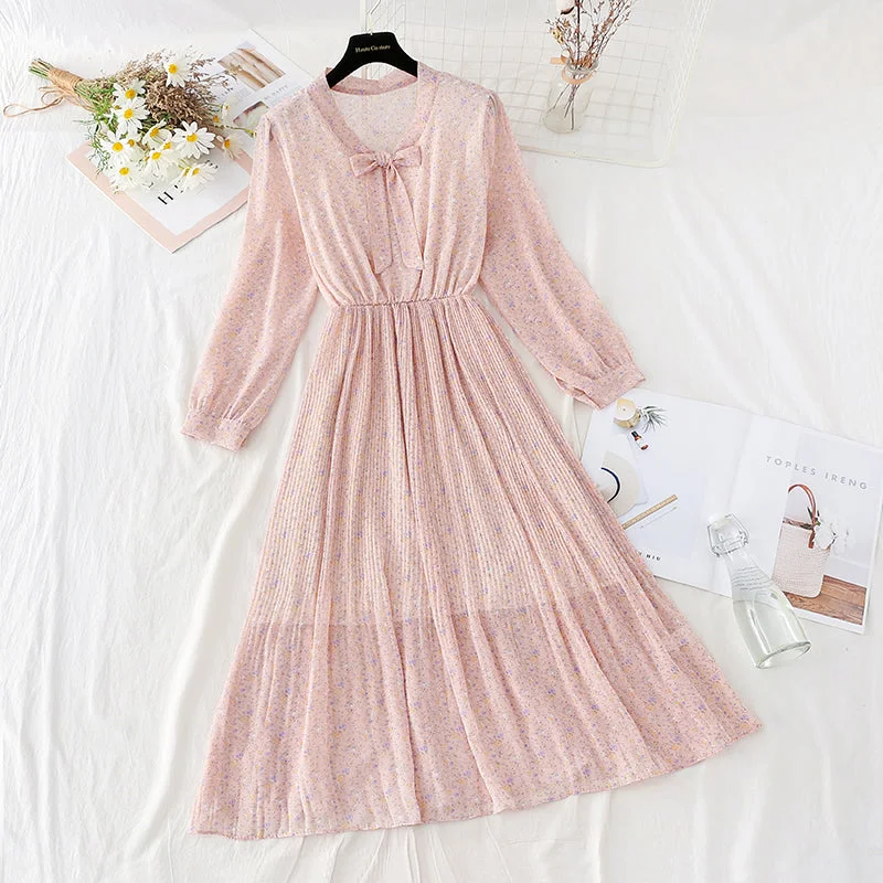 Slim bottomed skirt, inner temperament, versatile Chiffon Skirt  4085 silk skirt elegant