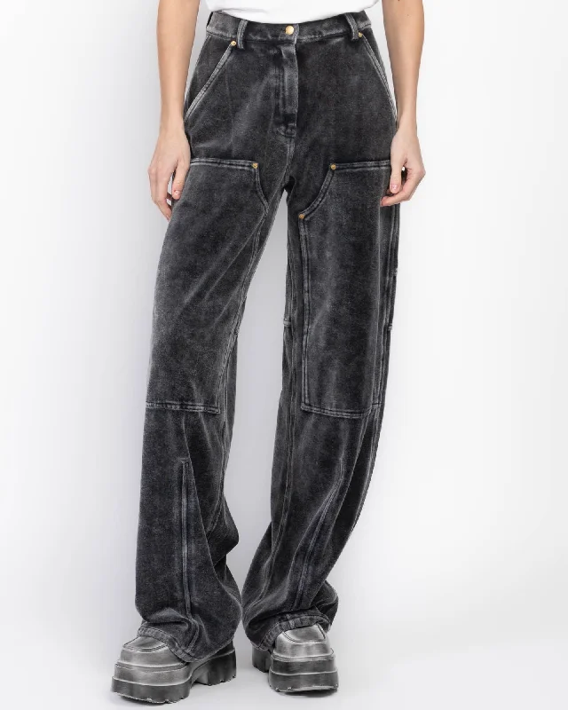 Workwear Pants Trendy Tapered Pants