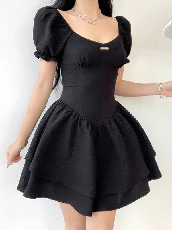 Black Pu Graceful Cropped Tank Top long tank top