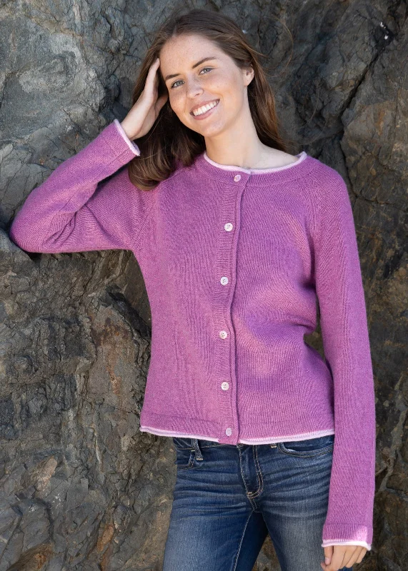 IrelandsEye Killiney Cardigan - Boysen Berry Casual Formal Business
