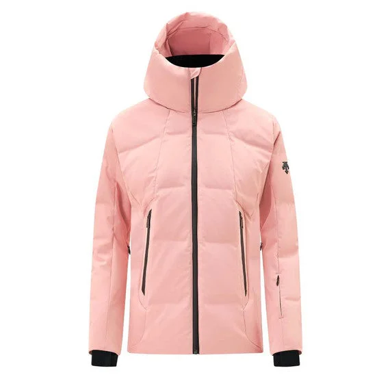Descente Women's Joanna Jacket Satin Fabric Silk Fabric Chiffon Fabric