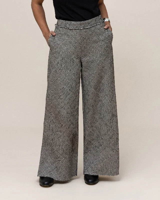 ANYAM - Palazzo Pants High-Waist Jeans