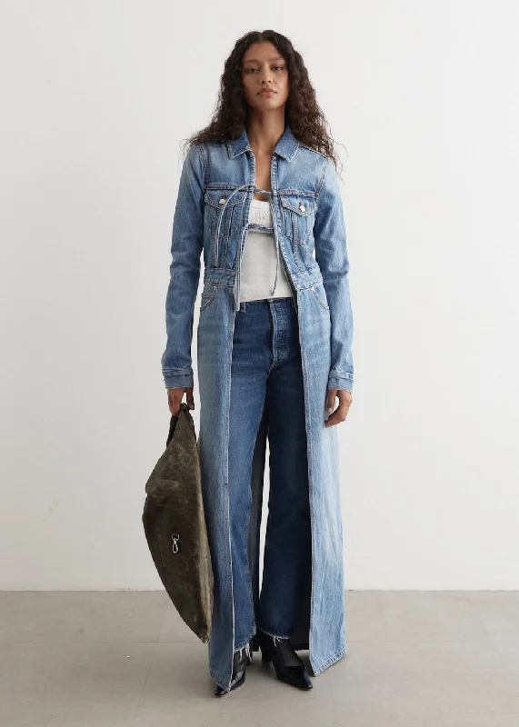 Tie Front Denim Trucker Jacket Striped Jacket Polka Dot Jacket Floral Jacket