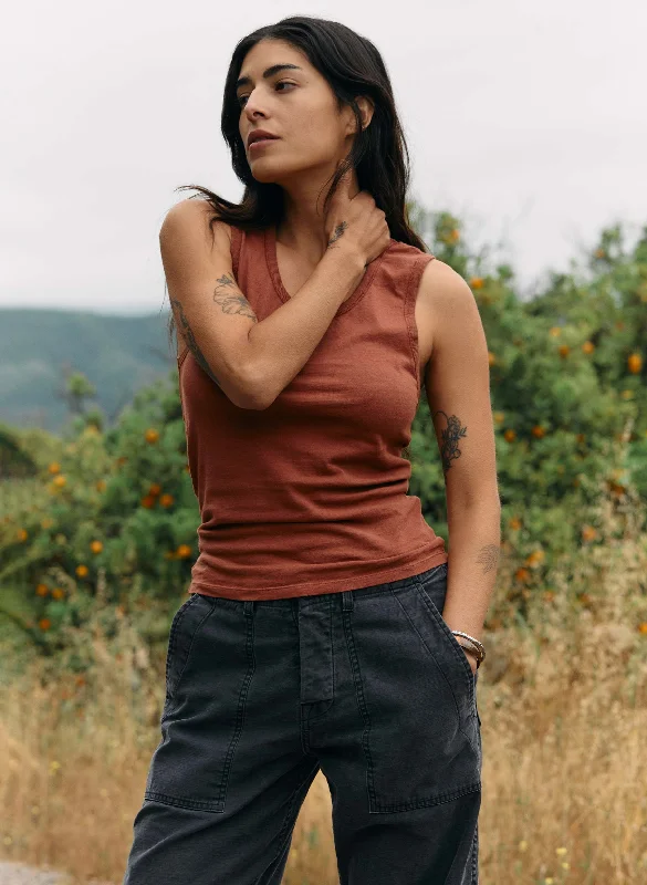 the vintage tank in sienna playful tank top