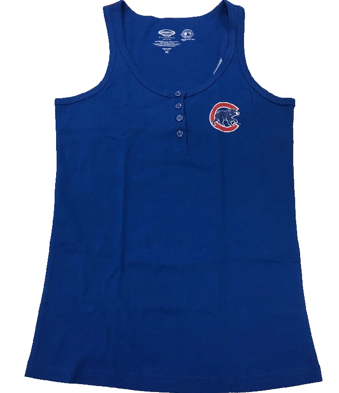 Women’s Chicago Cubs All Over Print Tank Top layering tank top