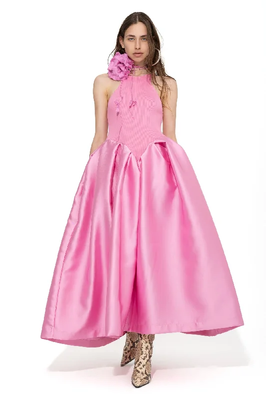 PINK FULL SKIRT TANK TOP DRESS teal tank top