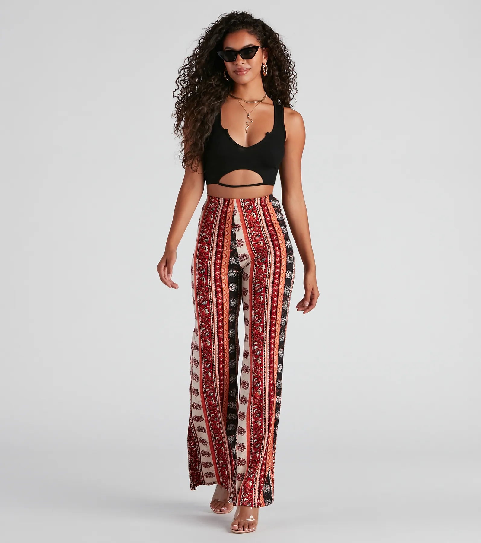 Trendy Ribbed Knit Cropped Tank flexible tank top