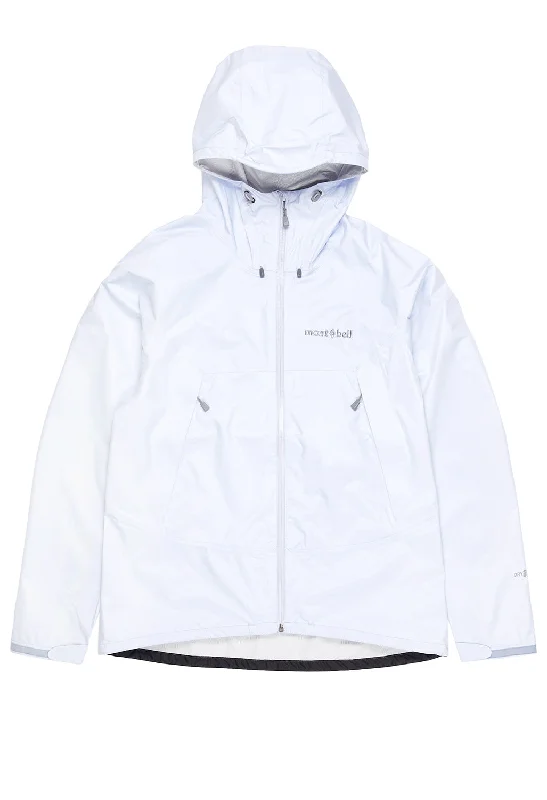 Montbell Women's Rain Hiker Jacket - Halogen Blue Print Jacket Jacquard Jacket Embroidered Jacket Montbell Women's Rain Hiker Jacket - Halogen Blue Print Jacket Jacquard Jacket Embroidered Jacket