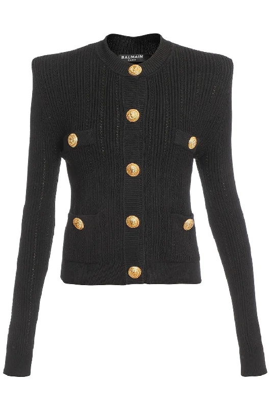 Cropped Button Cardigan Stylish Fashionable Trendy