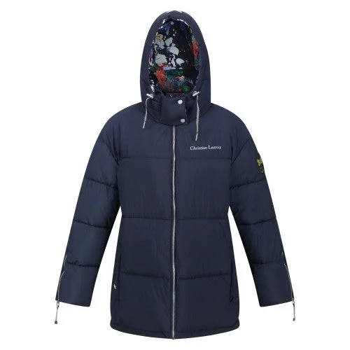 Regatta Womens/Ladies Christian Lacroix Gallican Baffled Padded Jacket Chenille Fabric Brocade Fabric Lace Fabric
