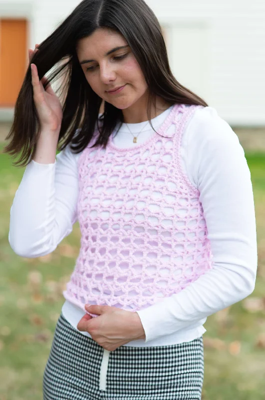Lace Tank (Crochet) gym tank top
