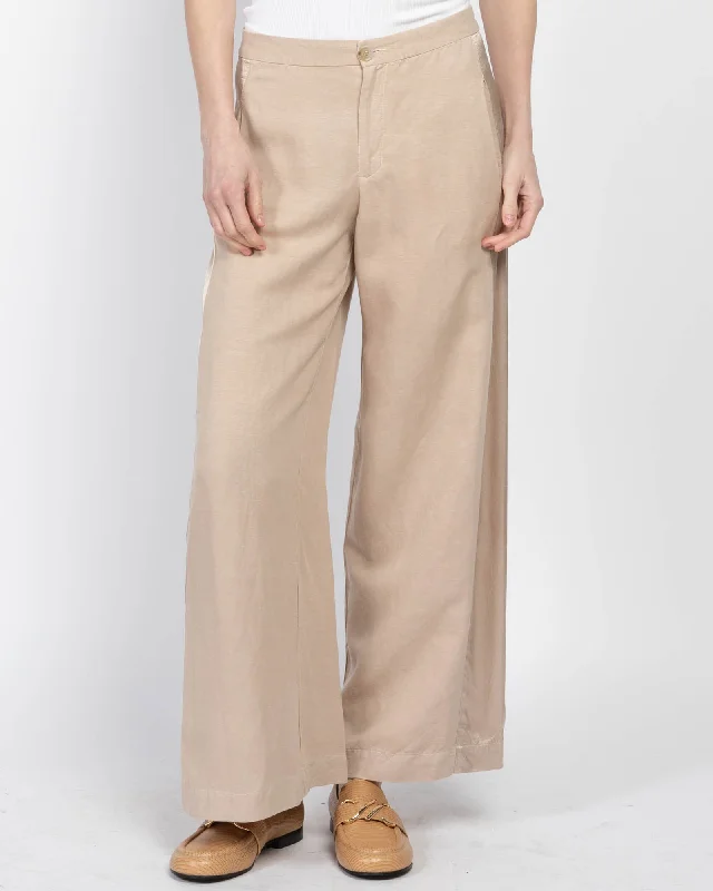 Xyla Linen Pants Relaxed Fit Trousers