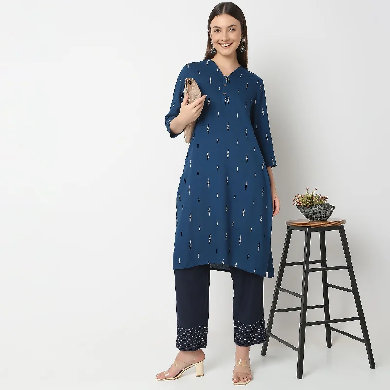 Straight Fit Ankle Length Pants Warm Wool Trousers