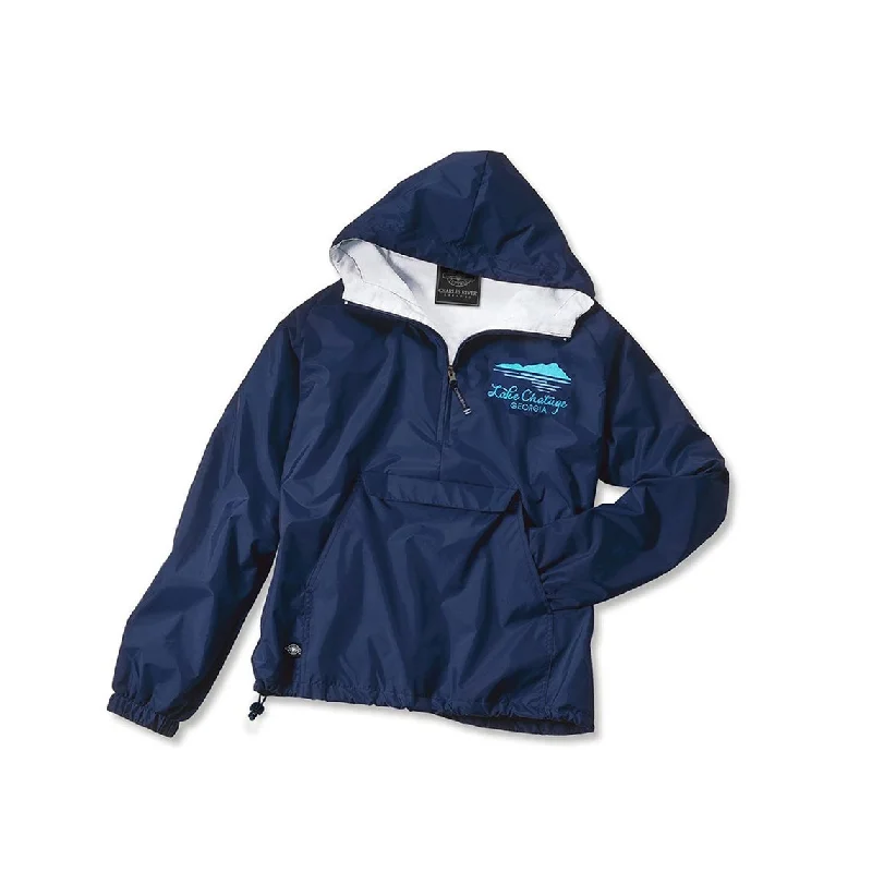 Custom Lake Jacket with any lake name Welt Pockets Slit Pockets Flap Pockets
