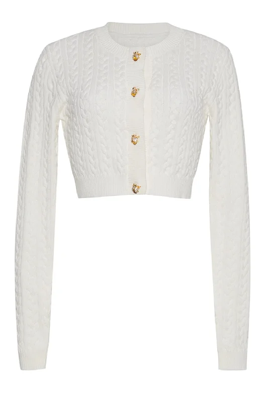 Lucinda Cardigan Cashmere Blend Cotton Blend Poly Blend