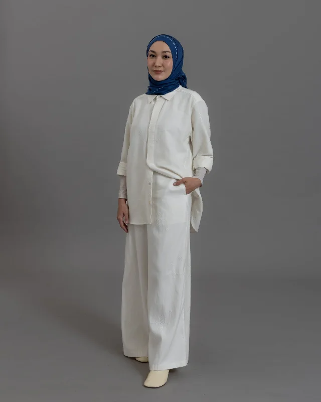ANGKASA Jacquard - Palazzo Pants Trendy Printed Pants