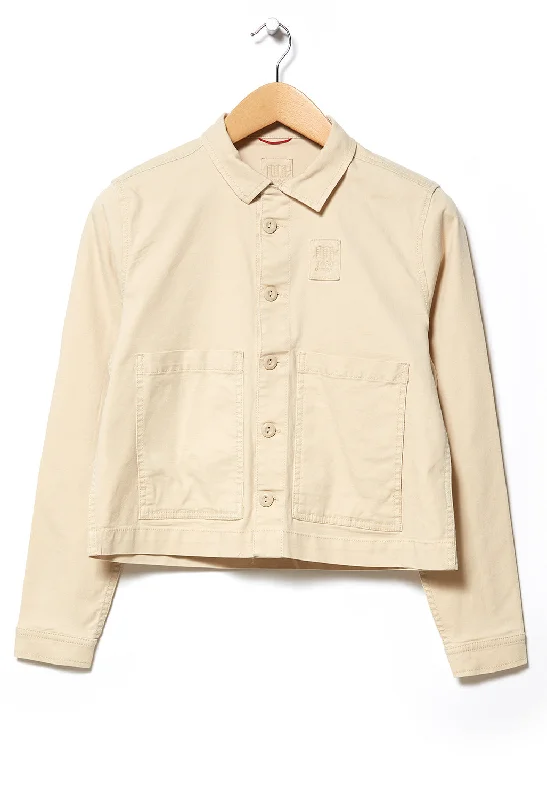 Topo Designs Women's Dirt Jacket - Sand Appliqued Jacket Beaded Jacket Sequined Jacket Topo Designs Women's Dirt Jacket - Sand Appliqued Jacket Beaded Jacket Sequined Jacket