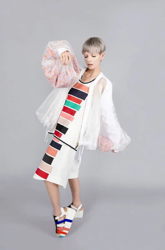 Ivory and multicolour balls