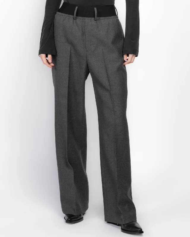 Elastic Waist Pants Comfortable Jogger Trousers