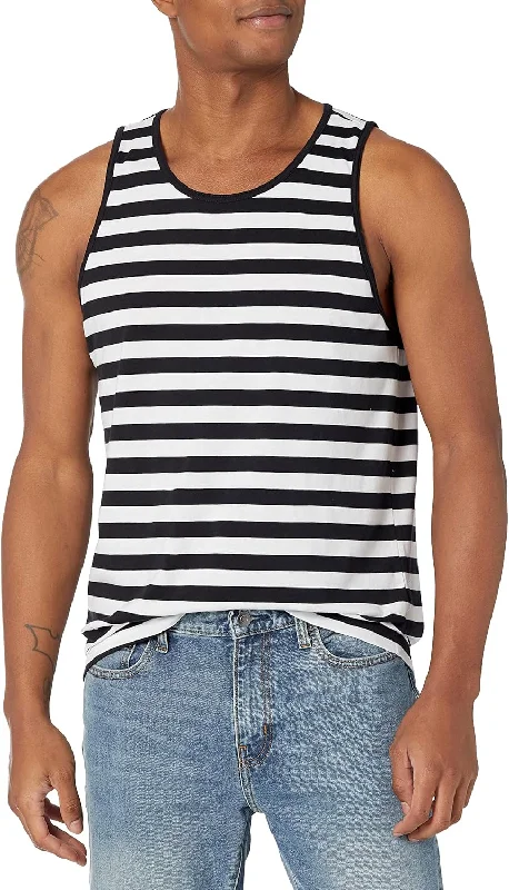 Black White Horizontal Stripe