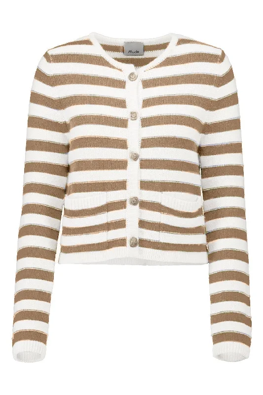 CREWNECK BUTTON-UP CARDIGAN Notch Collar Peter Pan Collar Cowl Neck