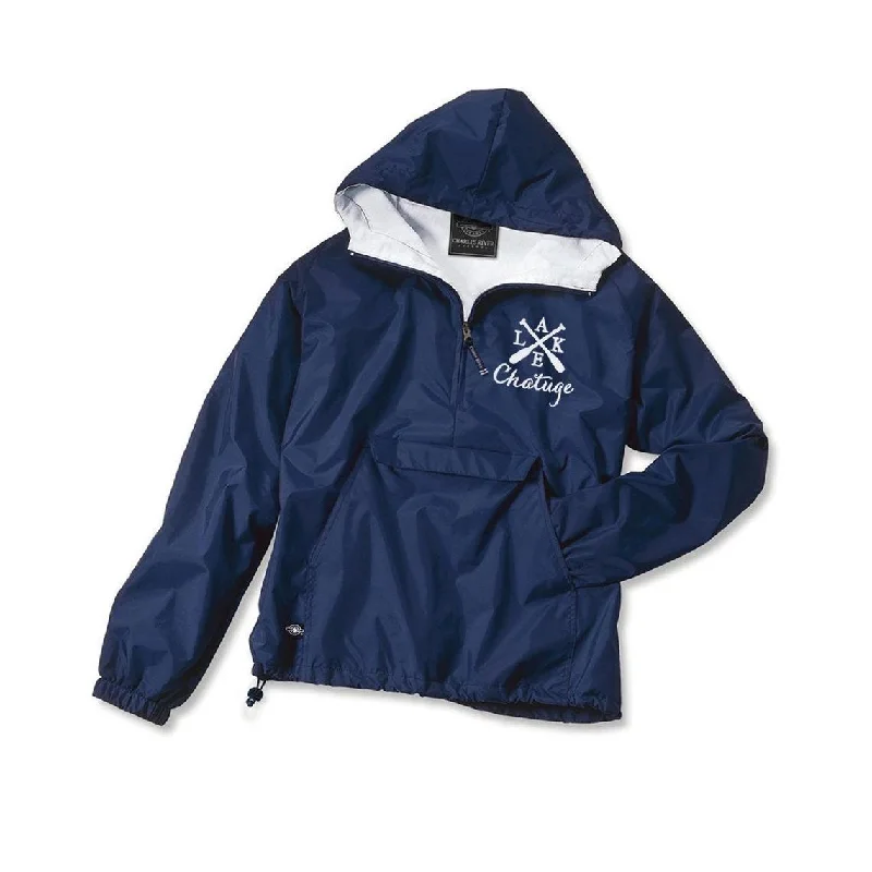 Personalized Custom Lake Jacket Front Pockets Side Pockets Patch Pockets