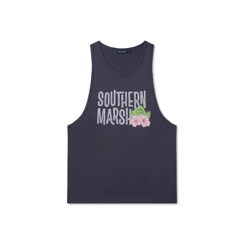 MarshLUX Performance Tank - Aloha sheer tank top
