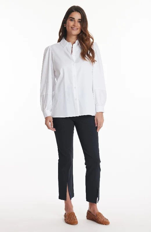 Maggie Crop Ponte Pant High-Waist Trousers