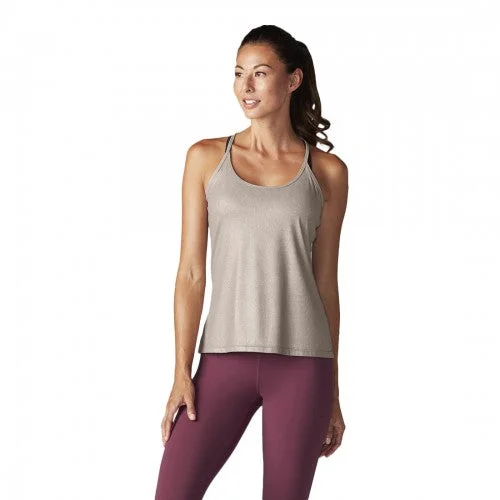 Tavi Noir Womens/Ladies Metallic Tank Top cold shoulder tank