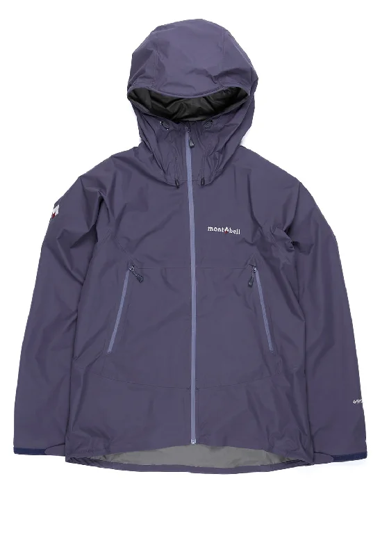 Montbell Women's Rain Trekker Jacket - Graystone Tiered Jacket Buttoned Jacket Zippered Jacket Montbell Women's Rain Trekker Jacket - Graystone Tiered Jacket Buttoned Jacket Zippered Jacket