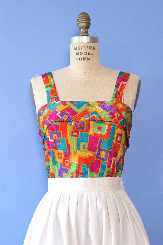 Lucie Ann Kaleidoscope Tank XS/S loose fit tank