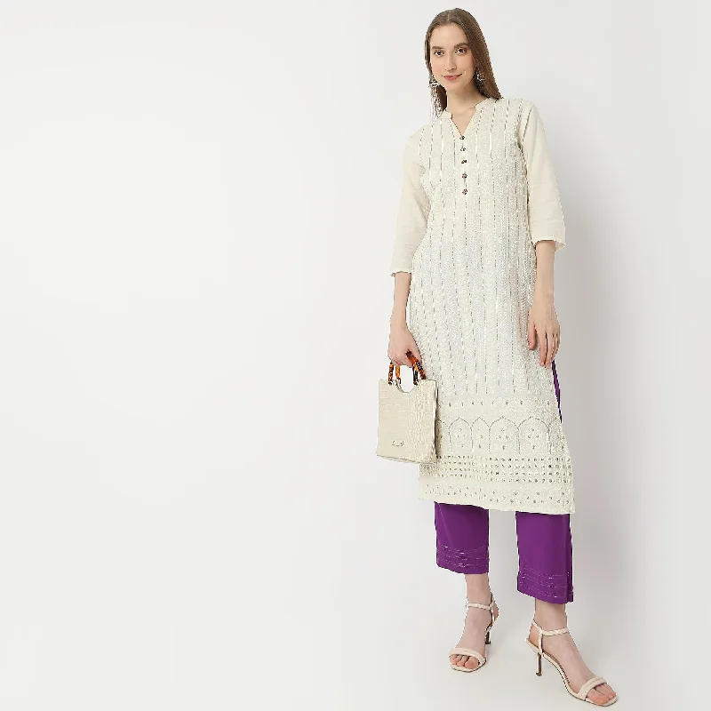 Straight Fit Ankle Length Ethnic Pants Stylish Harem Pants
