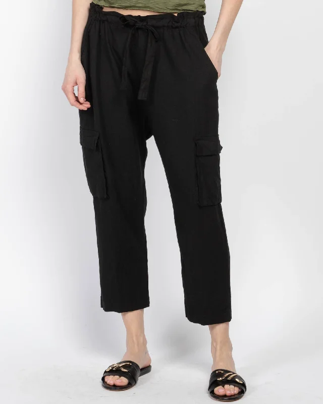 Paperbag Cargo Pants Wide-Legged Palazzos