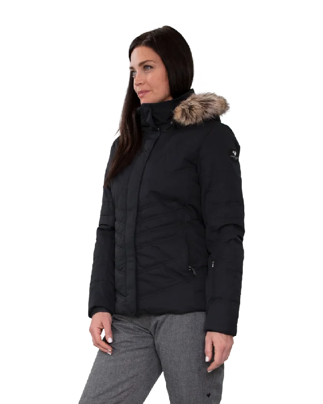Obermeyer Women's Tuscany II Jacket Hooded Jacket Caped Jacket Shawl Collar Jacket