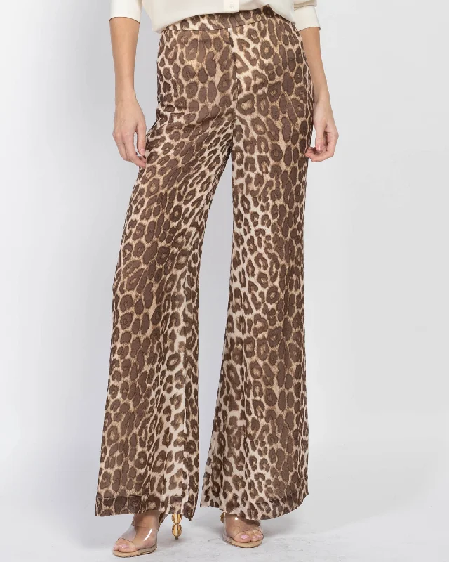 Flare Pants Soft Stretch Trousers