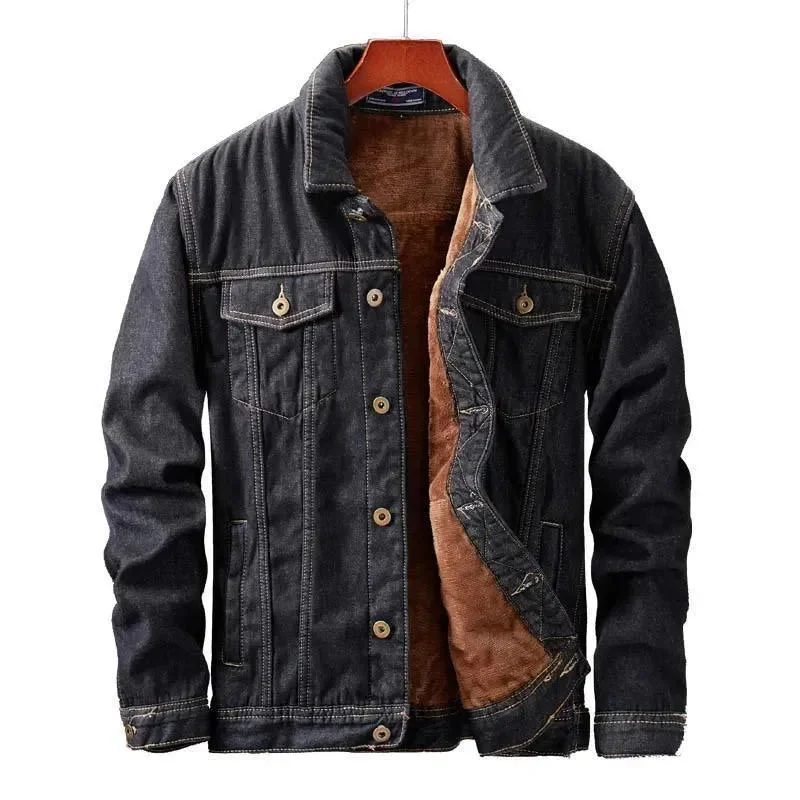 Paulo Men Denim Jean Jacket Cotton Jacket Linen Jacket Terry Jacket