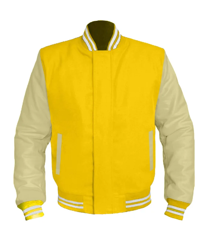 Original American Varsity Cream Leather Sleeve Letterman College Baseball Women Wool Jackets #CRSL-WSTR-BZ Fleece Jacket Down Jacket Parka Original American Varsity Cream Leather Sleeve Letterman College Baseball Women Wool Jackets #CRSL-WSTR-BZ Fleece Jacket Down Jacket Parka