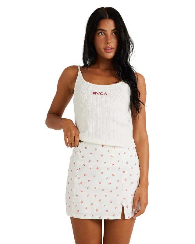 Rose Bud Pointelle Tank fitness tank top