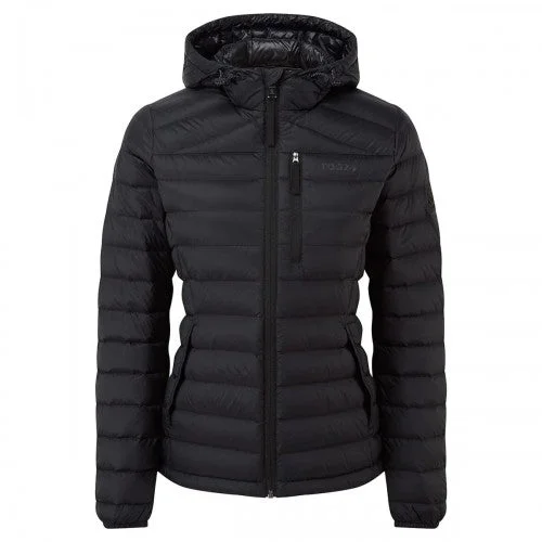 TOG24 Womens/Ladies Drax Hooded Down Jacket Rayon Fabric Velvet Fabric Corduroy Fabric