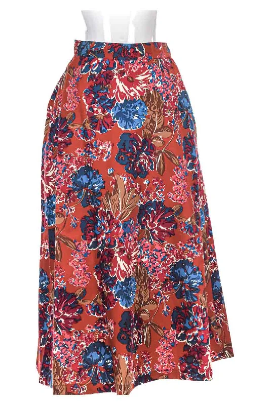 Vintage 70's Yves Saint Laurent Skirt wool skirt thick