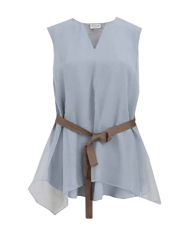 Hankerchief Hem Tank activewear tank top