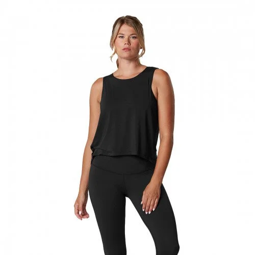 Tavi Noir Womens/Ladies Asymmetric Hem Tank Top modal blend tank
