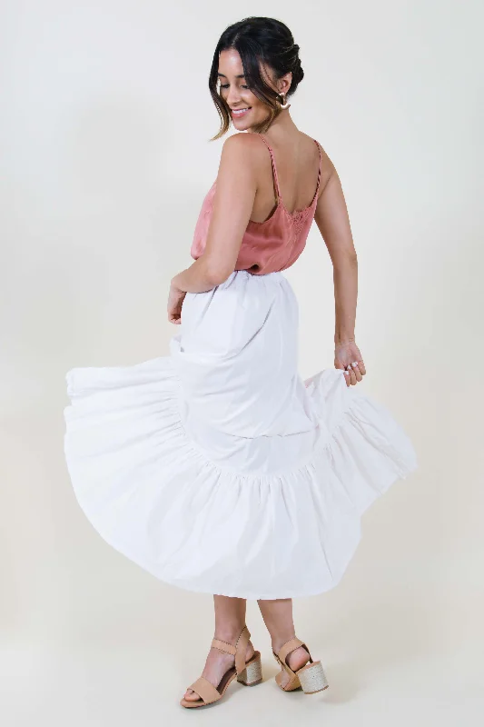 Fairy Skirt in Cotton Dot, USA chiffon skirt delicate